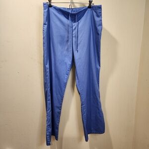 Cherokee Workwear Ciel Blue Drawstring Scrub Pants Size S